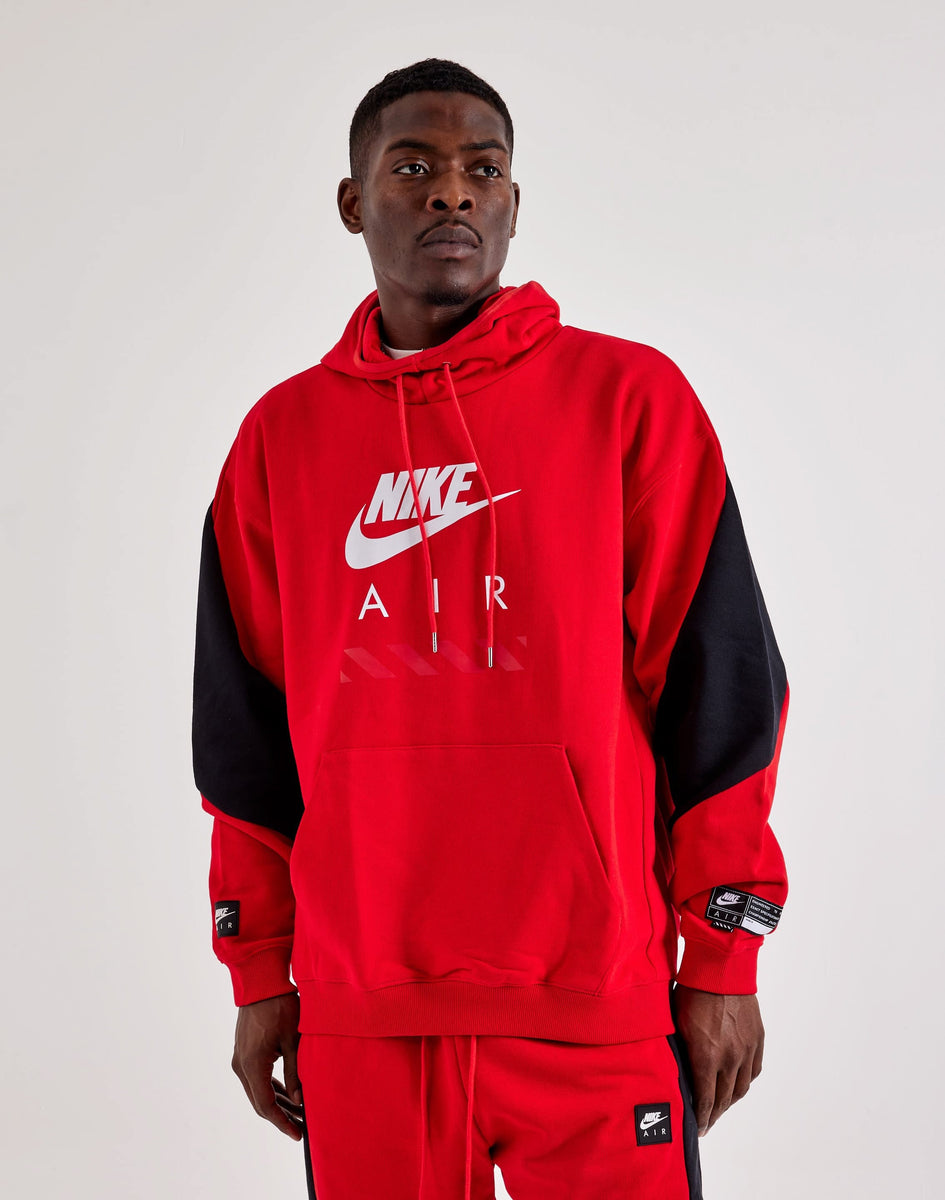 nike air chest hit fleece hoodie