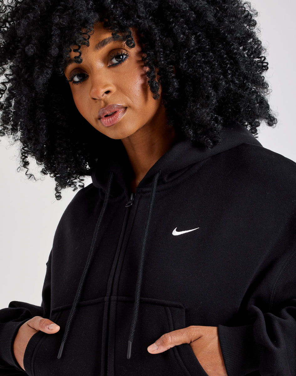 ブイトゥエルブ 黒 トレーナー Mサイズ Nike Studio Fleece Medium-Weight Cropped Full-Zip Hoodie – DTLR