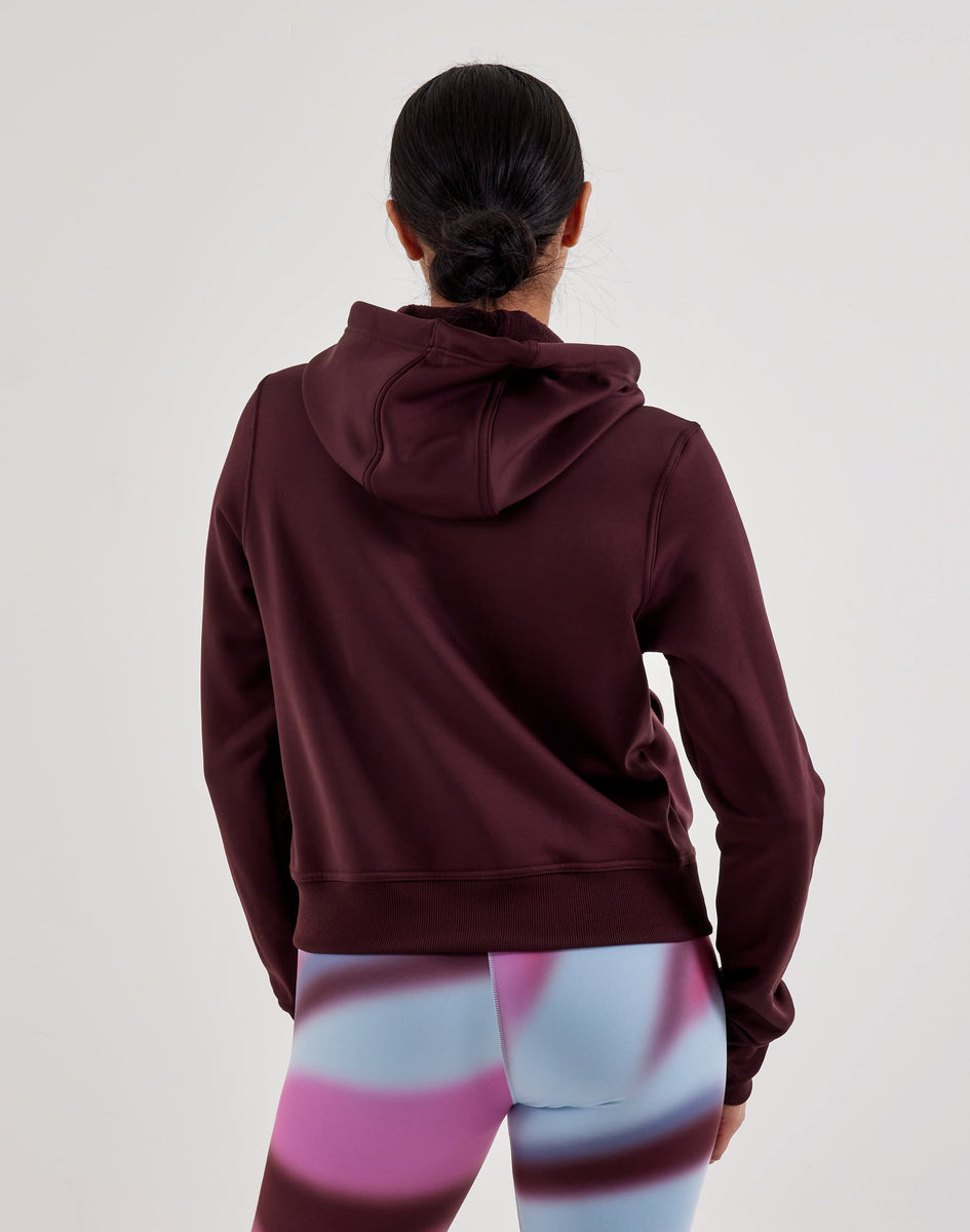 nike one women's therma fleece training hoodie