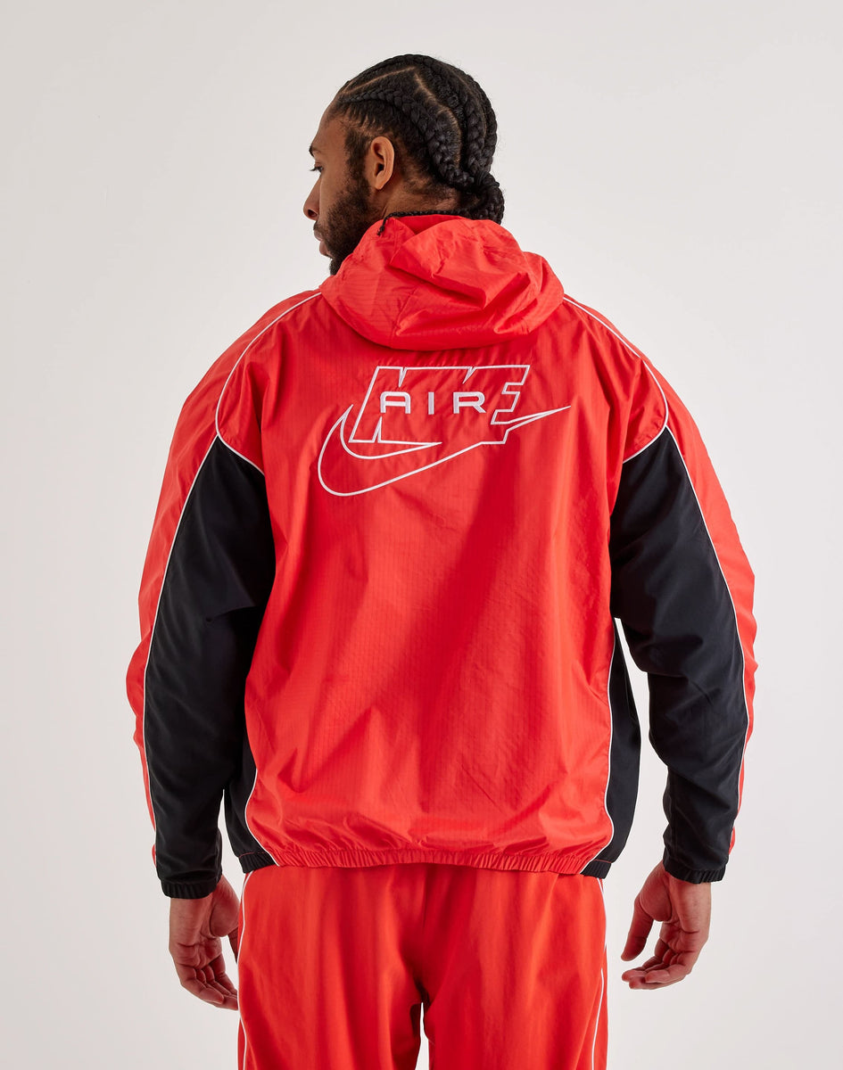 red nike air jacket