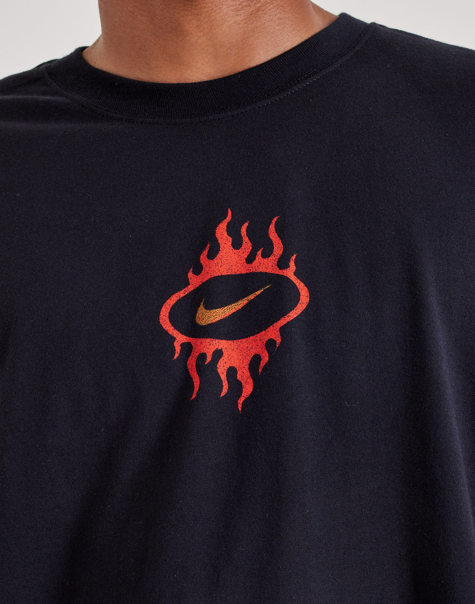 90s　インテルミラノ　ラバーワッペン　ナイキ M Nike Inter Milan 25/26 Total 90 Remix T-Shirt - Black/Safety
