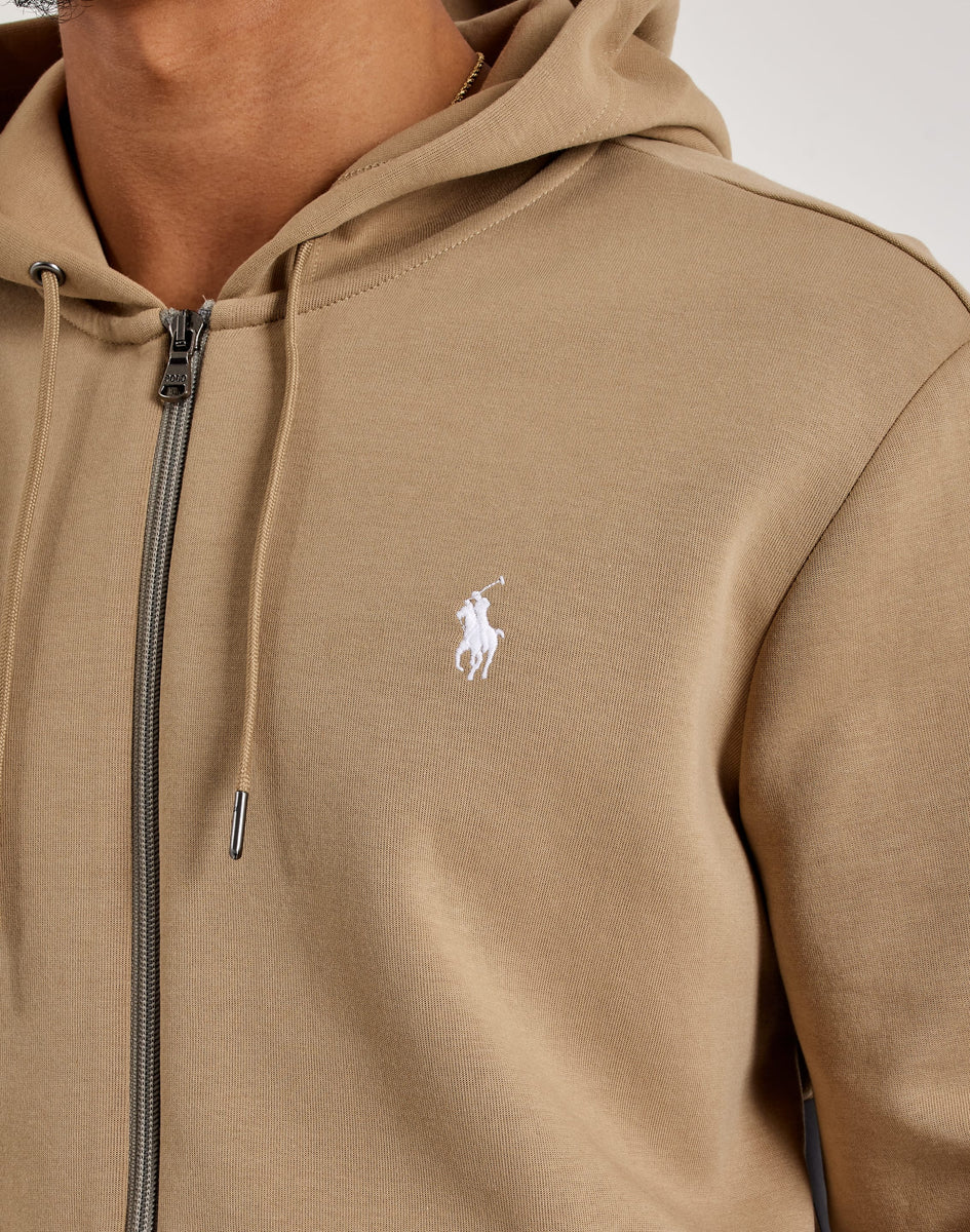 Polo Ralph Lauren Double-Knit Fleece Full-Zip Hoodie – DTLR