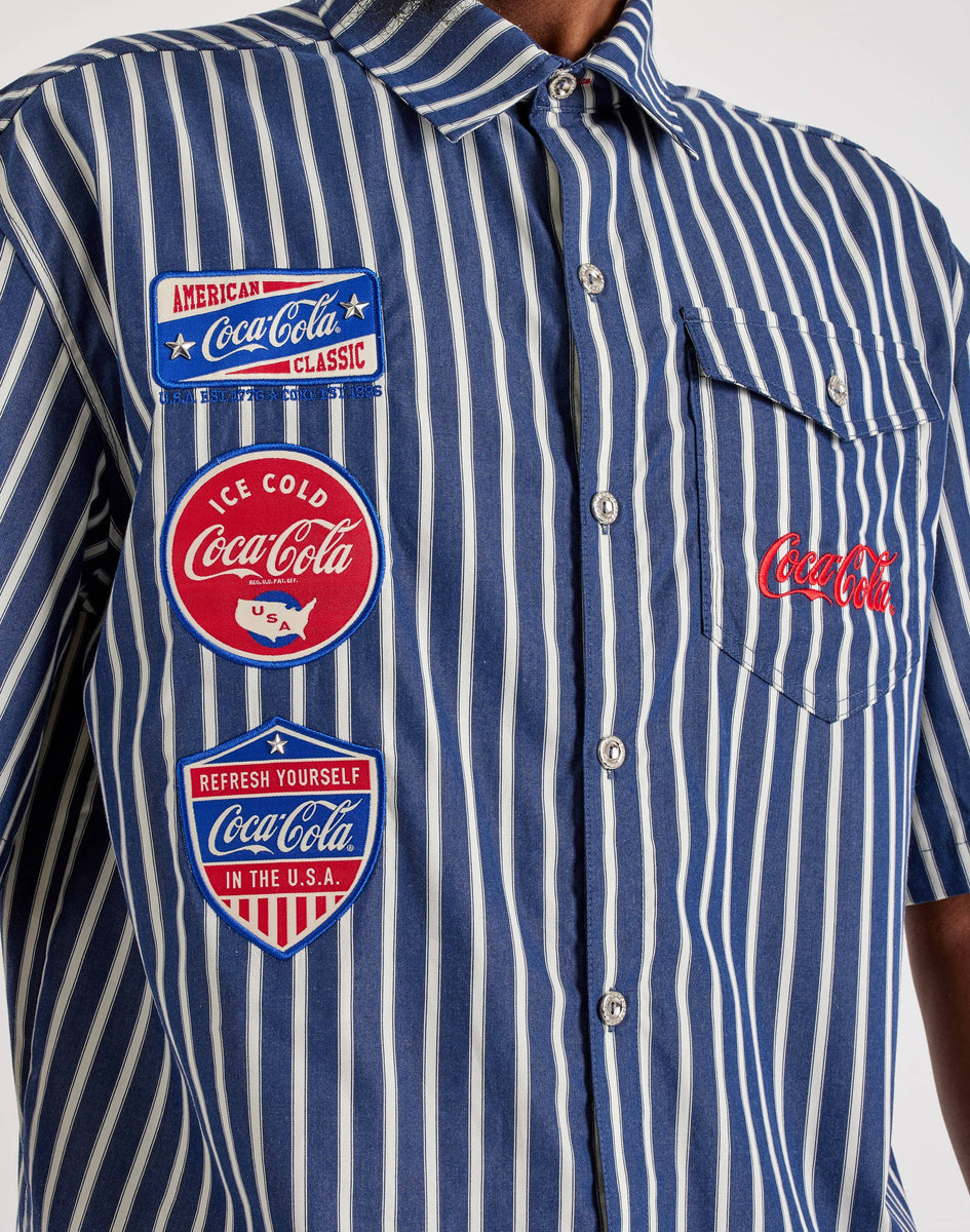 Preme Woven Coca-Cola Short-Sleeve Button Shirt – DTLR