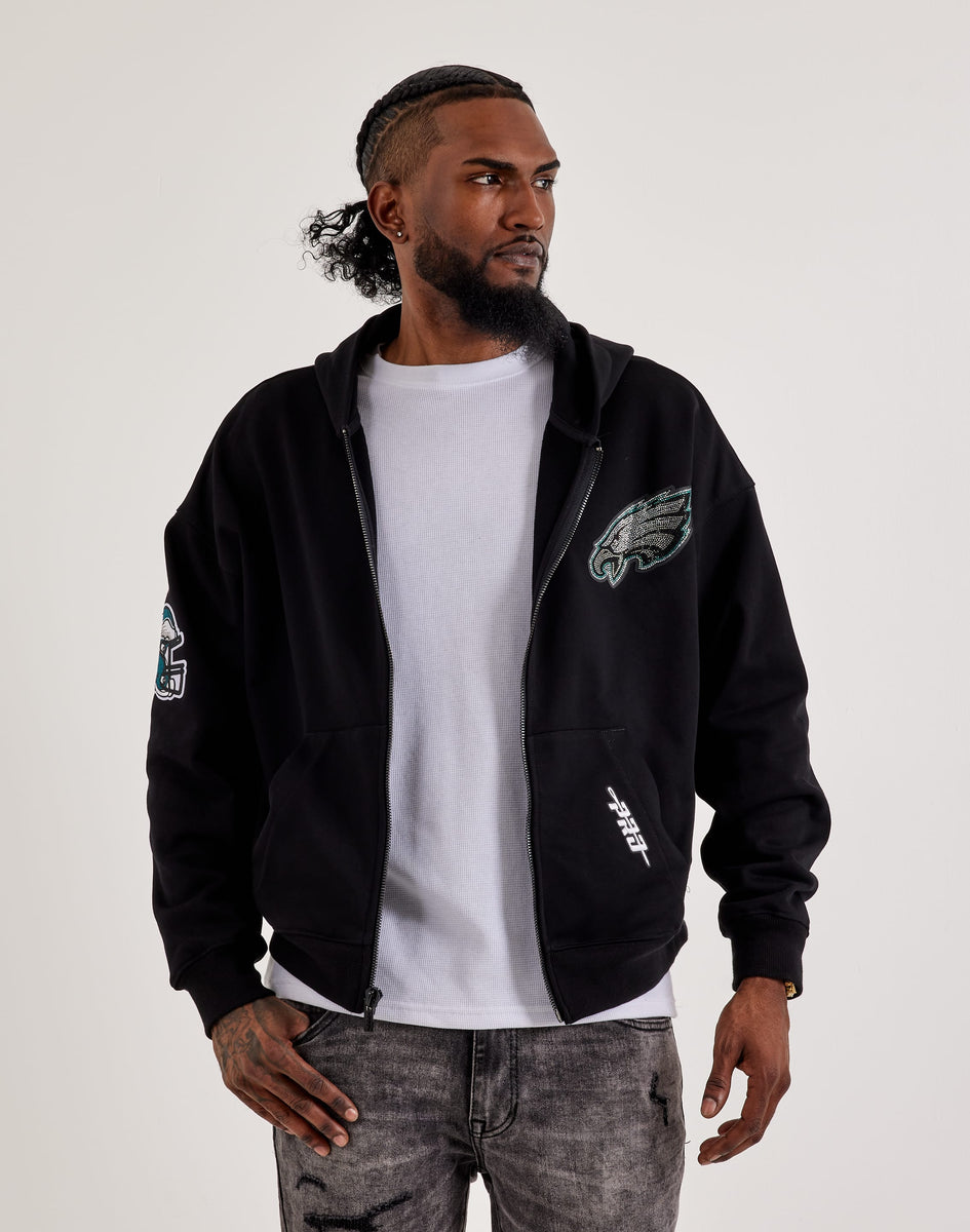Pro Standard Philadelphia Eagles Rhinestone Zip-Up Hoodie – DTLR