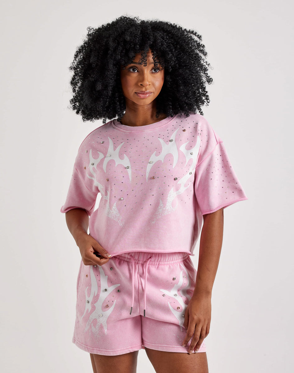 thevirgins トップス pink English Factory: Get Going Pink Zip Cardigan – Shop the Mint