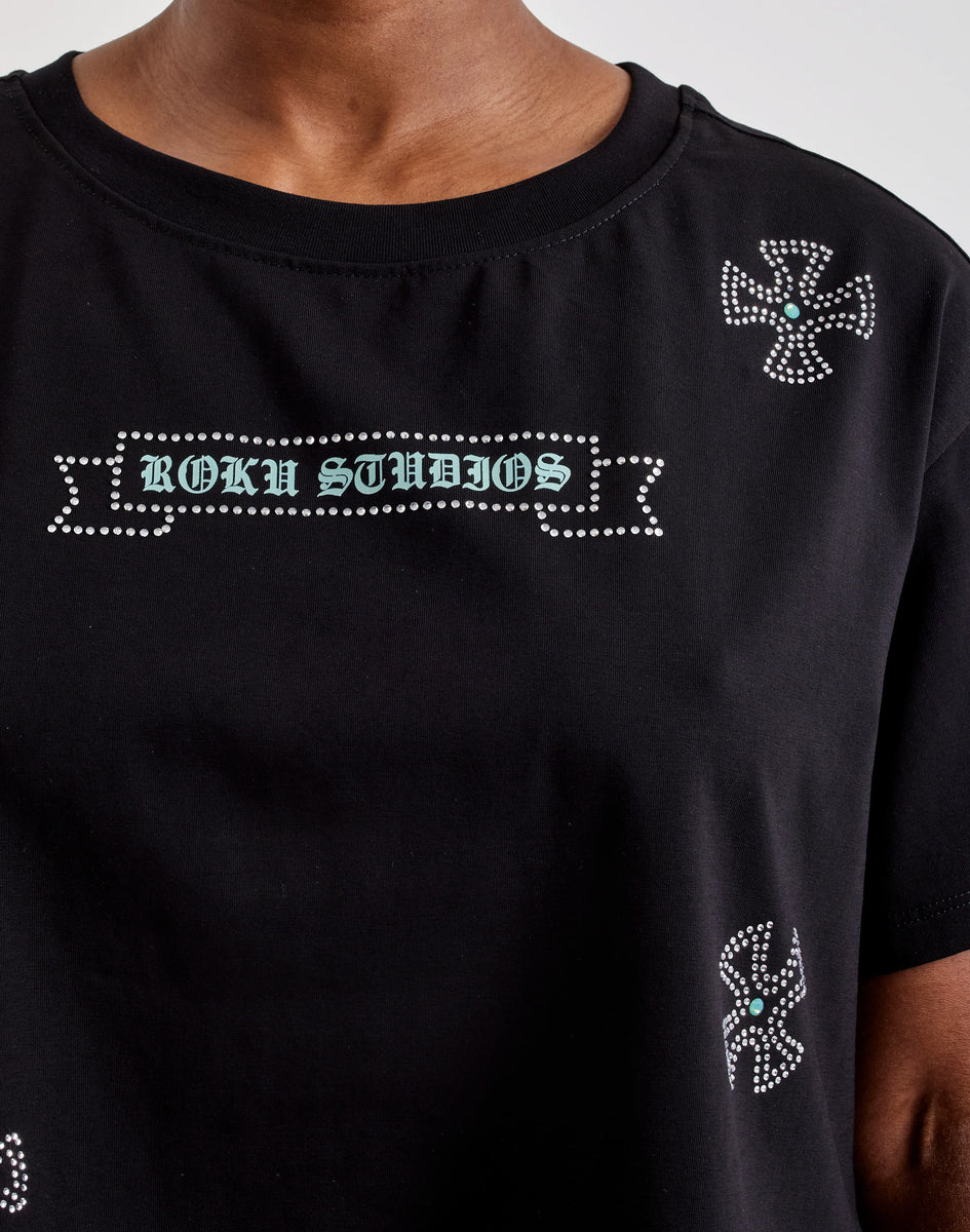 Roku Studio Big Cross Boxy Cropped Tee – DTLR