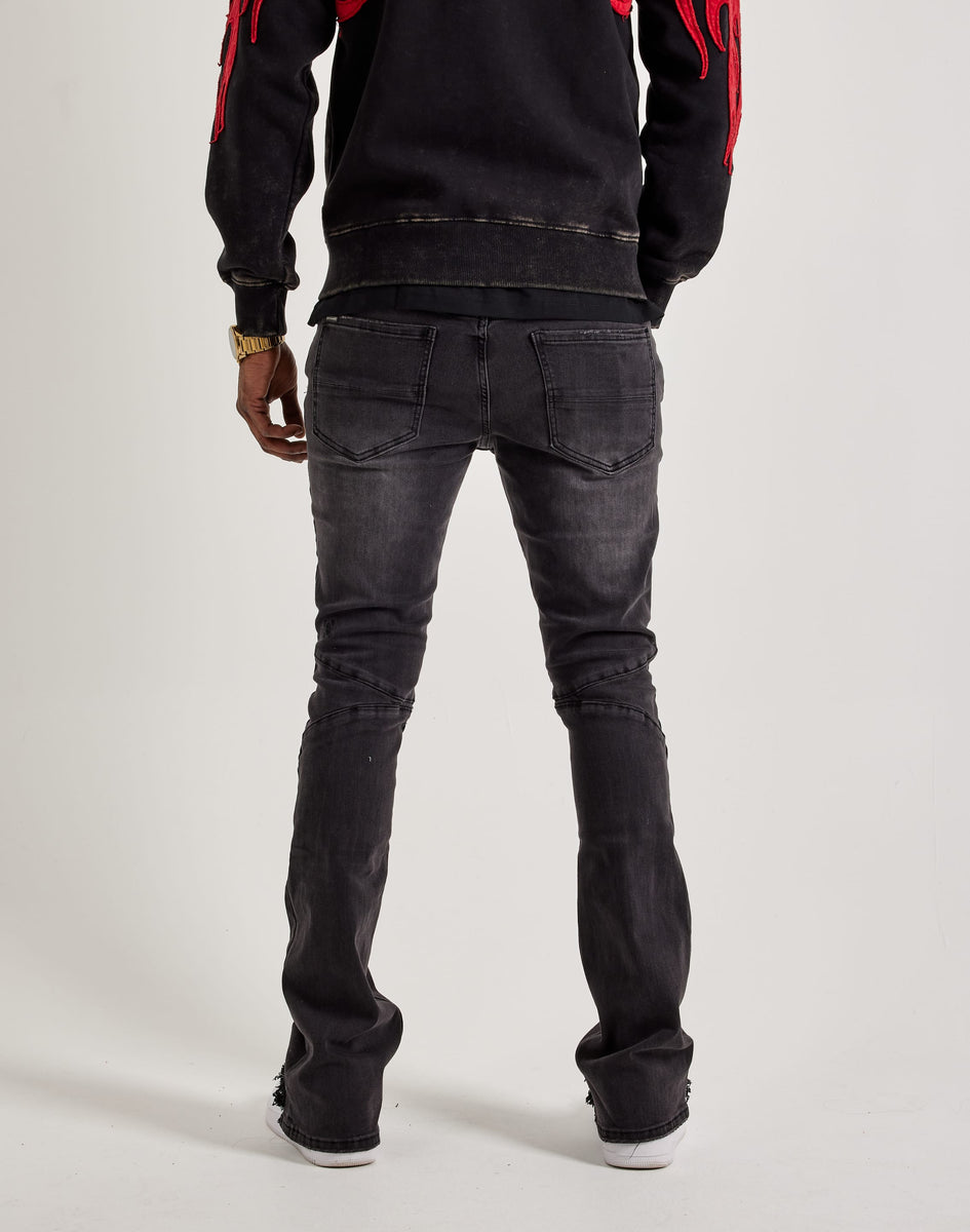 Serenede Nickel Stacked Flare Jeans – DTLR
