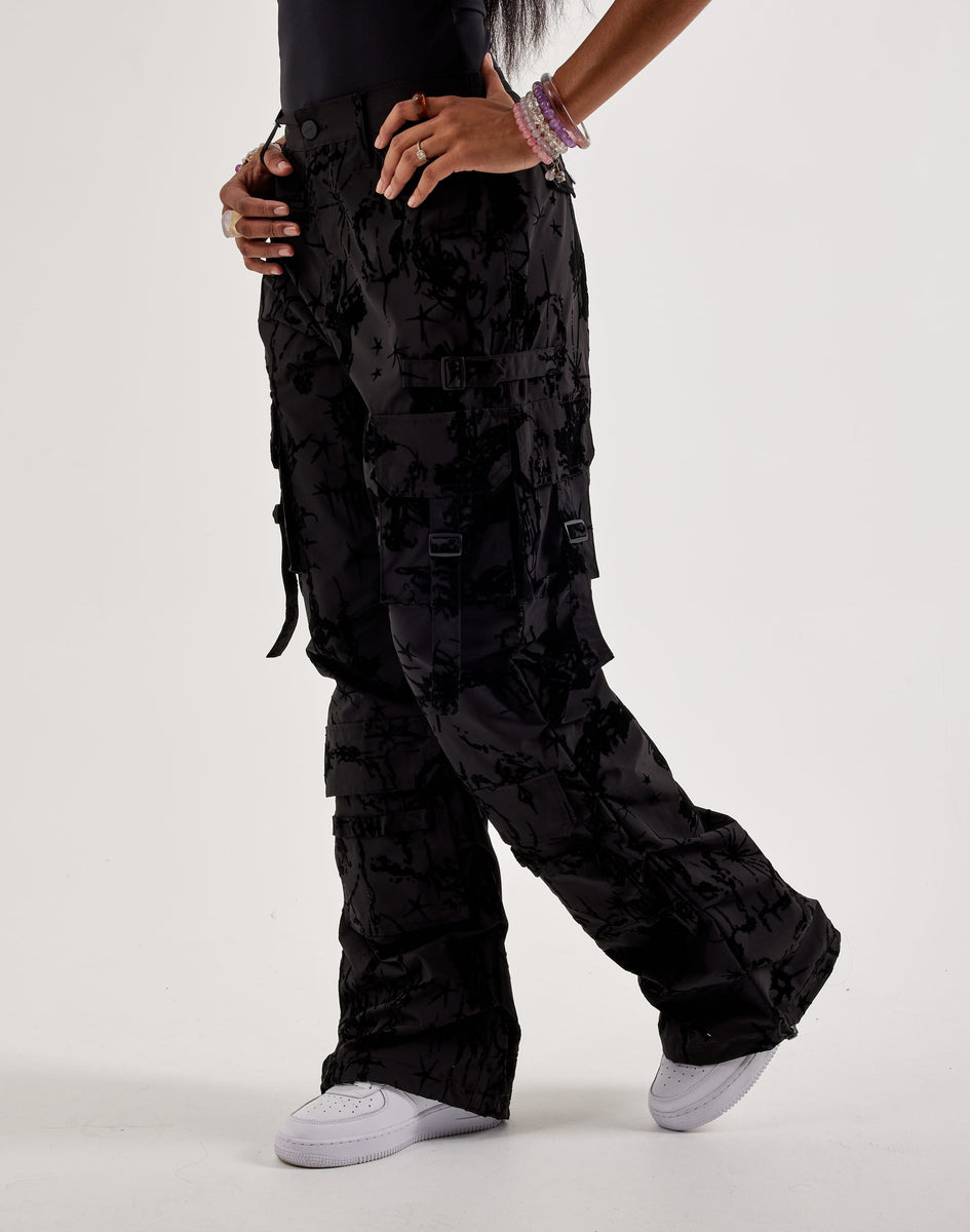 Smoke Rise Wide-Leg Nylon Cargo Pants – DTLR