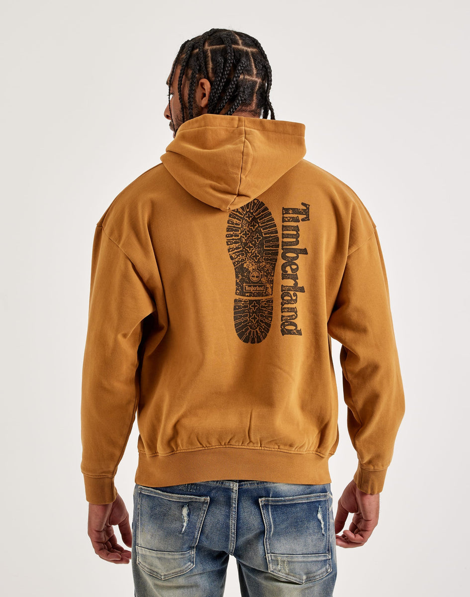 Timberland Footprint Fleece Pullover Hoodie – DTLR Timberland Footprint Fleece Pullover Hoodie – DTLR