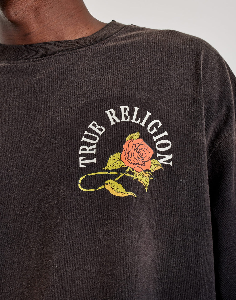 True Religion Floral Snake Oversized Tee – DTLR