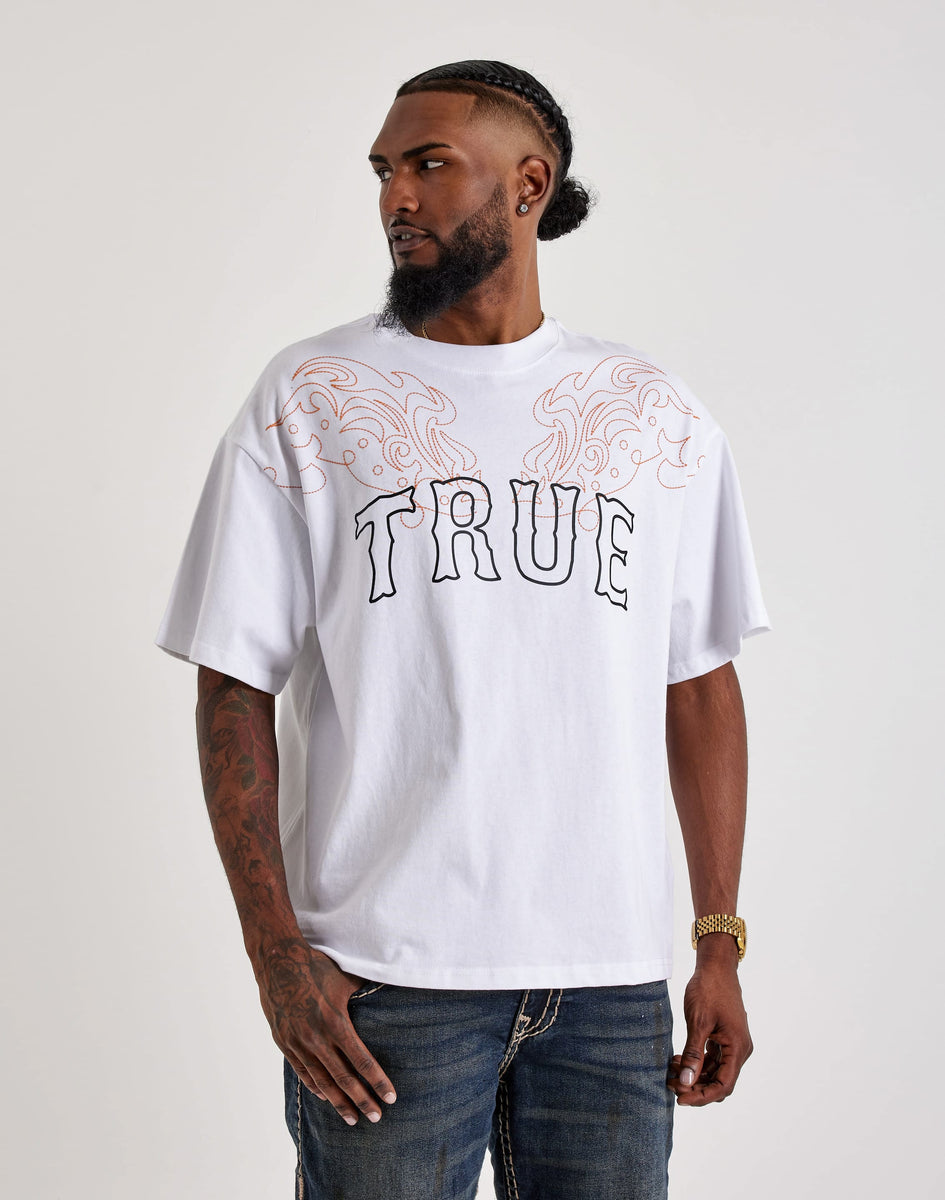 True Religion Fire Logo Tee – DTLR