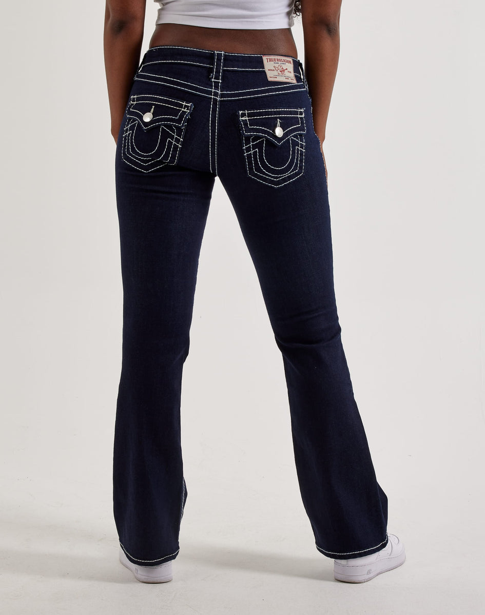 True Religion Becca Big T Mid-Rise Boot Cut Denim Jeans – DTLR