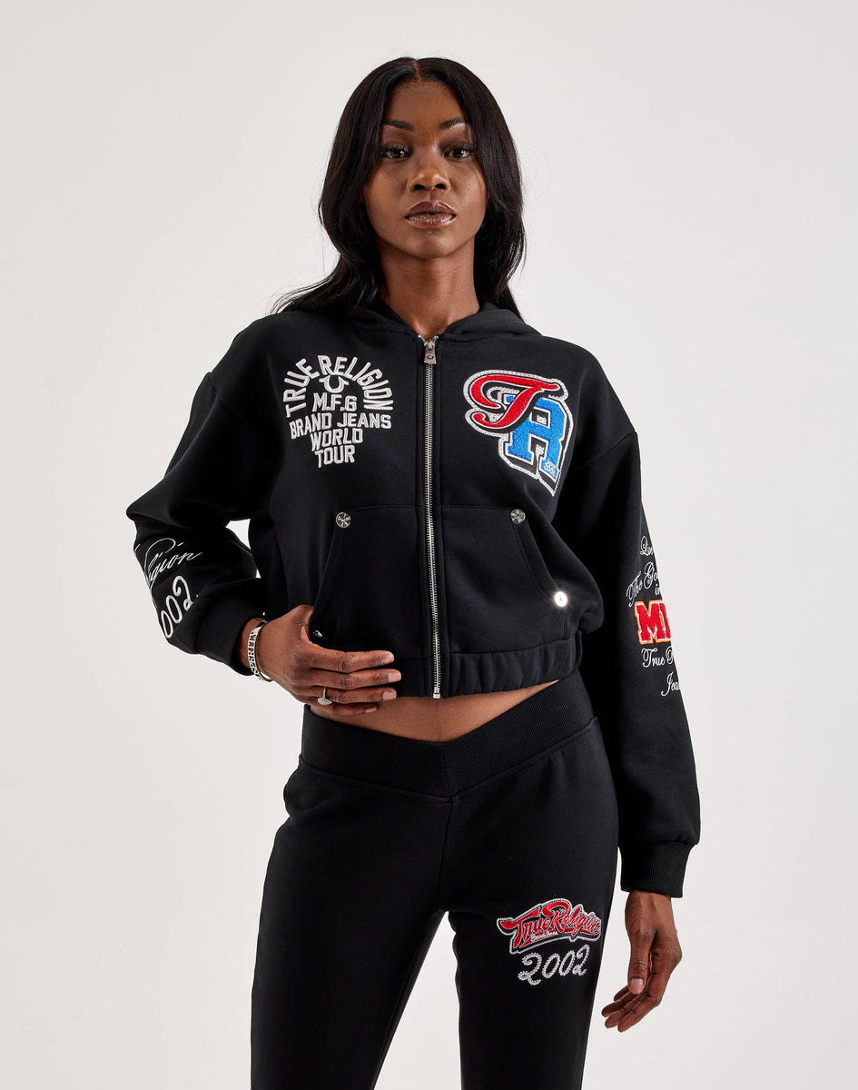 TRUE RELIGION パーカー True Religion Full-Zip Fleece Hoodie – DTLR