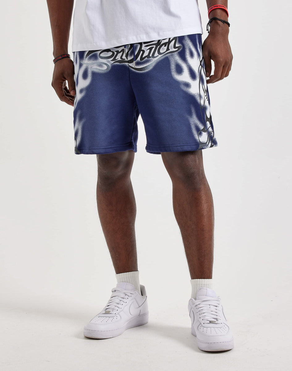 Von Dutch Gothic Script Fleece Sweat Shorts – DTLR