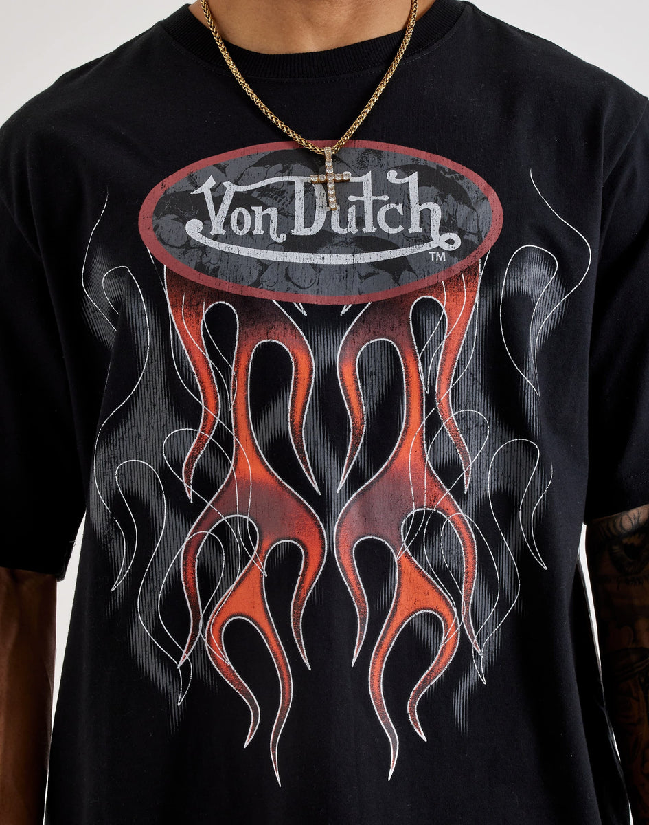 Von Dutch Flame Oversized Tee – DTLR
