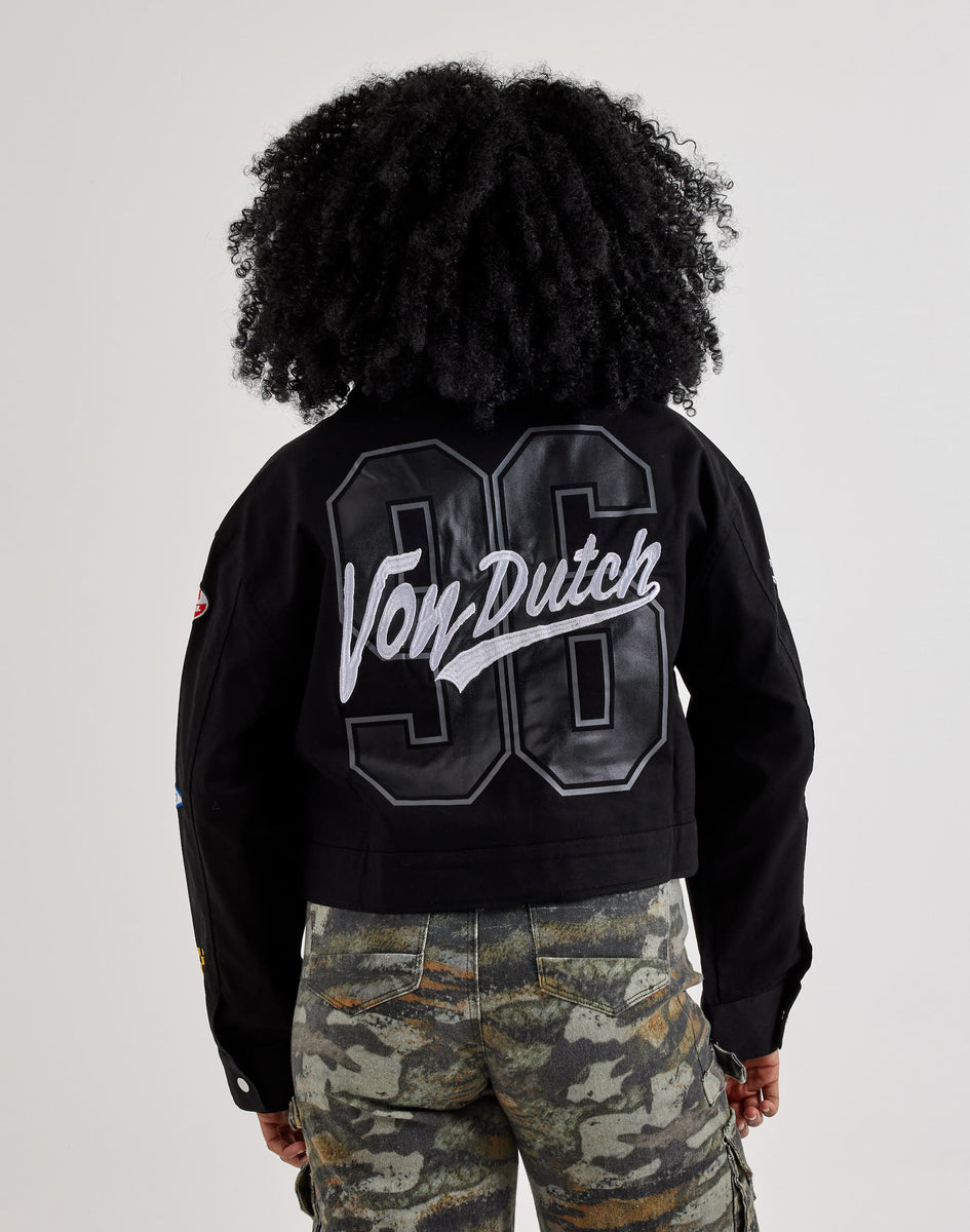Von Dutch Boxy Full-Zip Cropped Jacket – DTLR