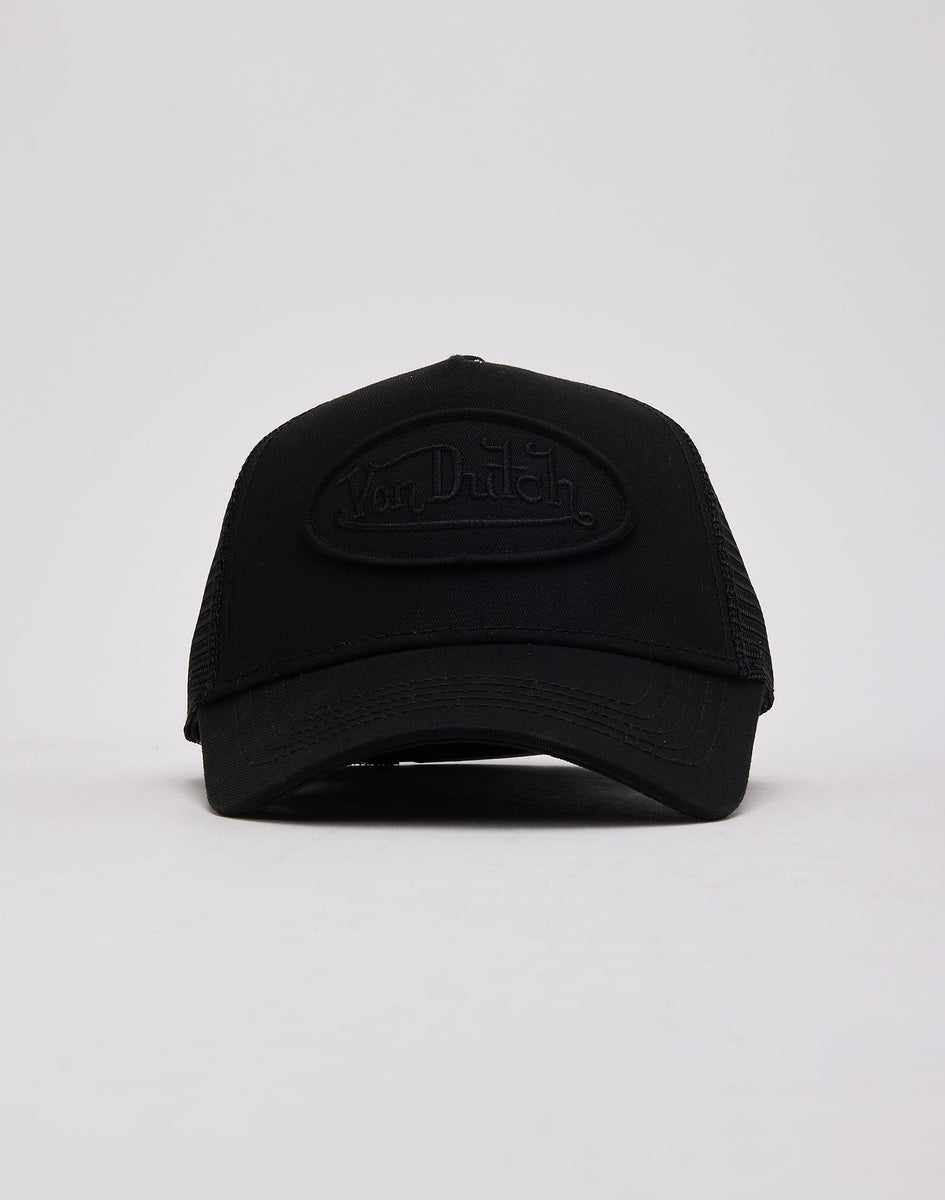 ??️Von Dutch?️ Black Iconic Trucker  Unisex Hat Von Dutch Black & White Trucker Hat | Zumiez main image 4
