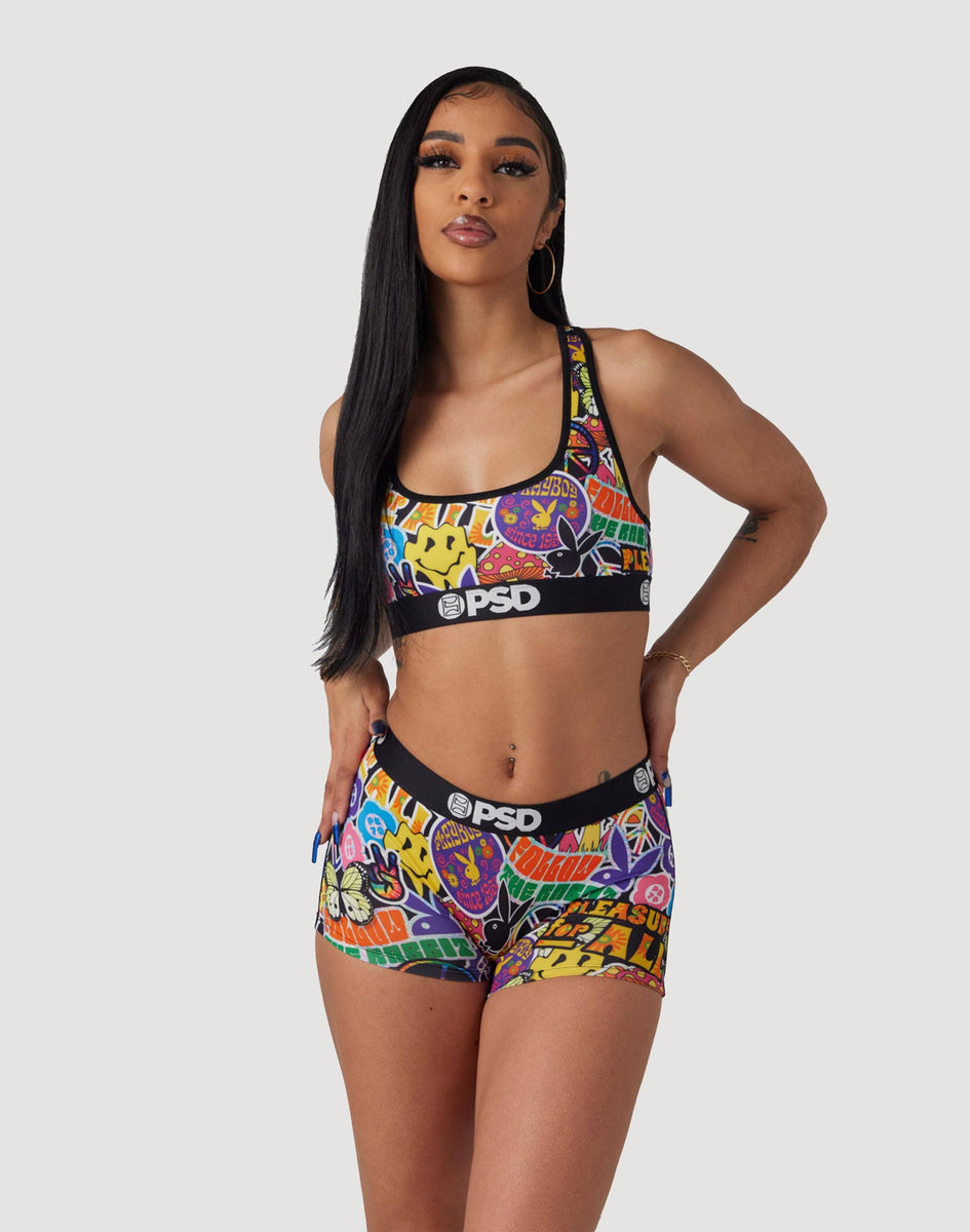 Psd Underwear Peace Love Playboy Sports Bra – DTLR