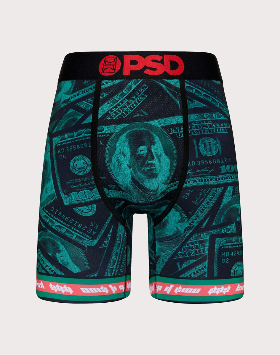 PSD Men's Multicolor Money Strike Boxer Briefs Underwear - 123180052-MUL