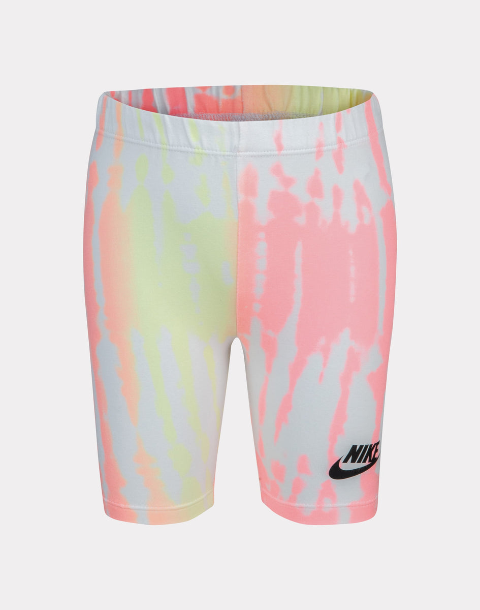 nike women's tie dye shorts