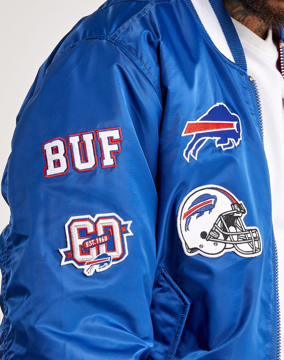 Alpha Industries MA1 Reversible Buffalo Bills Bomber Jacket DTLR