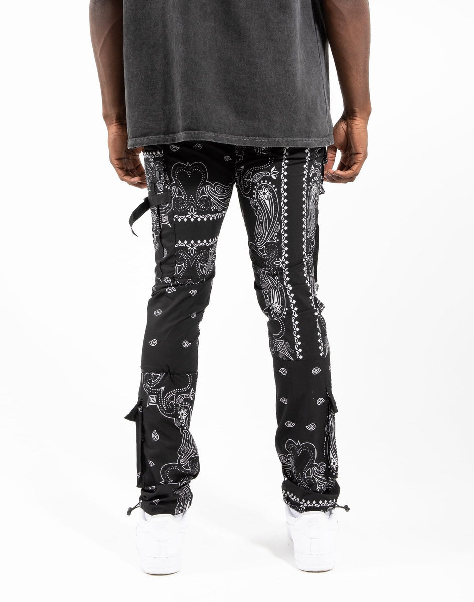 その他 EXAMPLE PAISLEY PATTERN NYLON PANTS American Stitch Paisley Printed Stretch Nylon Pants – DTLR