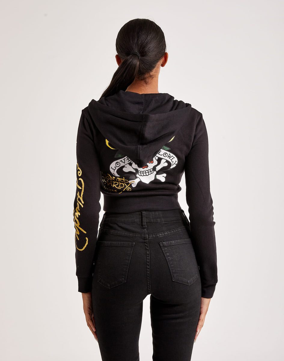 Ed hardy skull hoodie Clearance
