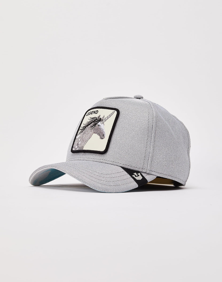Goorin Bros Legend Unicorn Animal Farm Snapback Trucker Hat Goorin Brothers Believer Hat Silver Glitter Metallic Unicorn  main image 4
