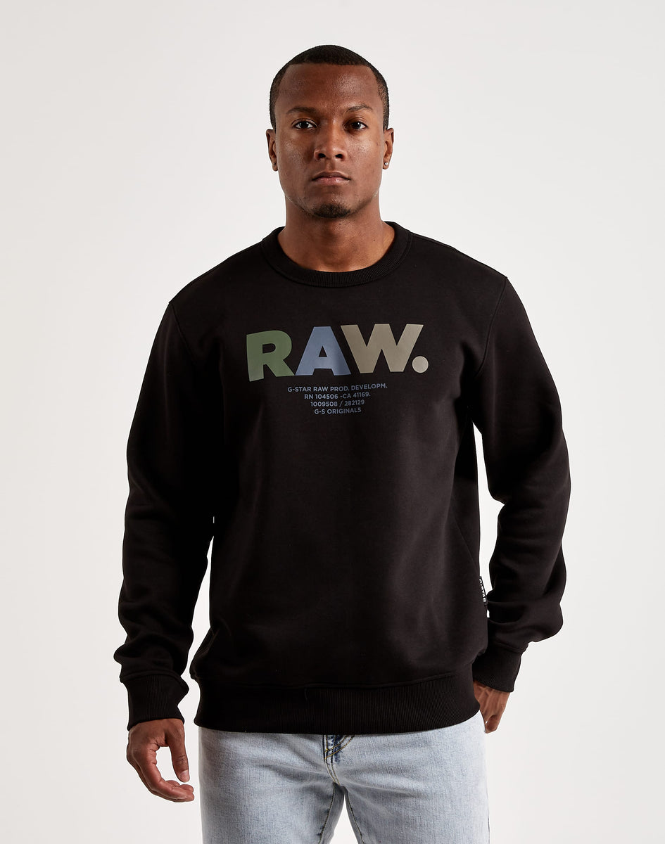 G-Star Multicolored Raw Crewneck Sweatshirt – DTLR