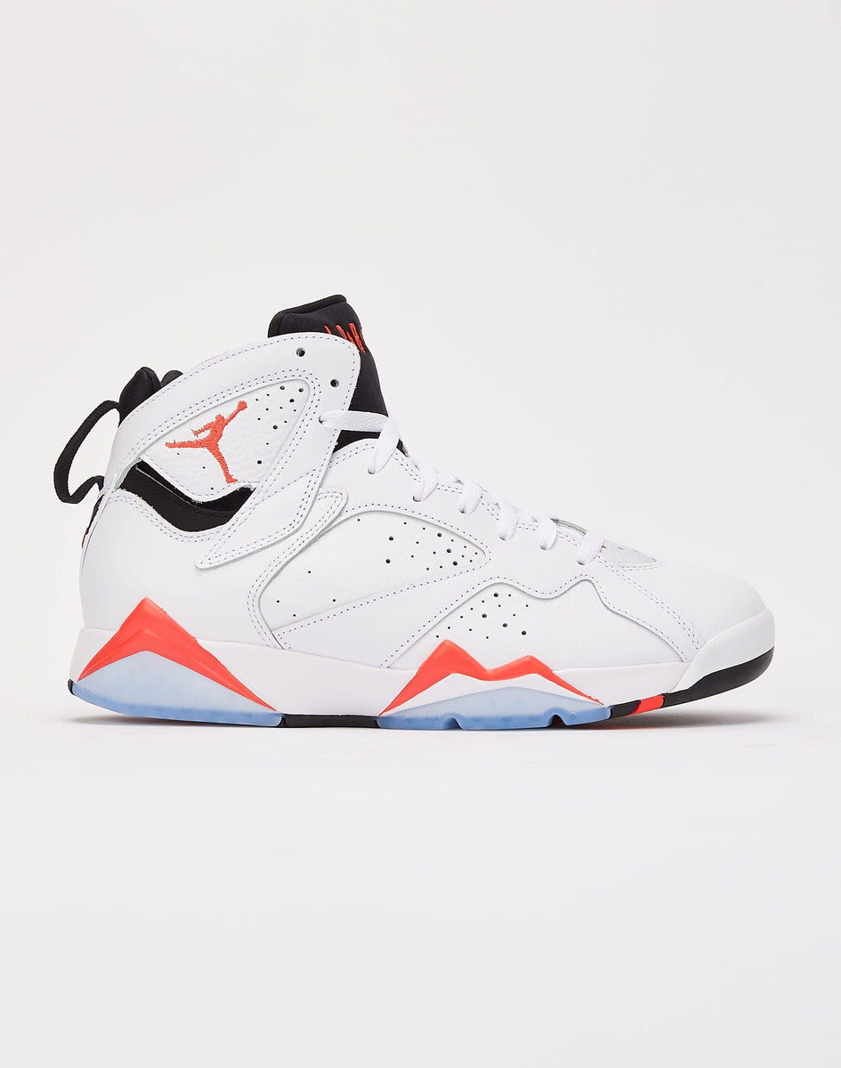 White and red jordan 7s Clearance