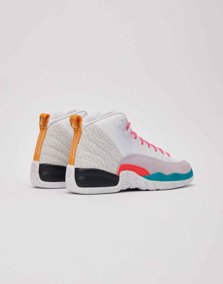 Jordan Air Jordan 12 Retro 'White Vapor Green' Grade-School – DTLR