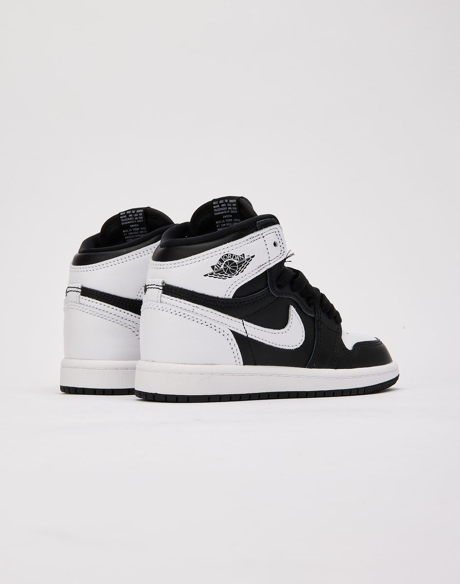 black and white high jordans