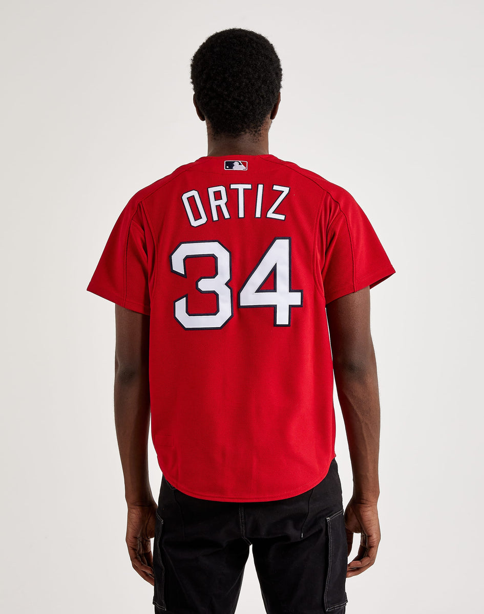 David Ortiz Boston Red Sox Mitchell & Ness Youth Cooperstown Collection  Batting Practice Jersey - Red