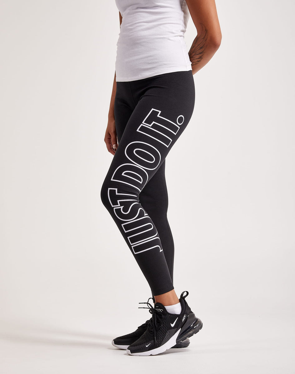 just do it black leggings