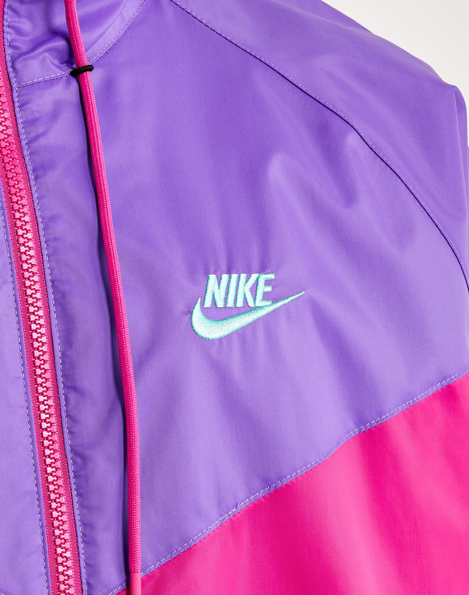 nike windbreaker mens pink
