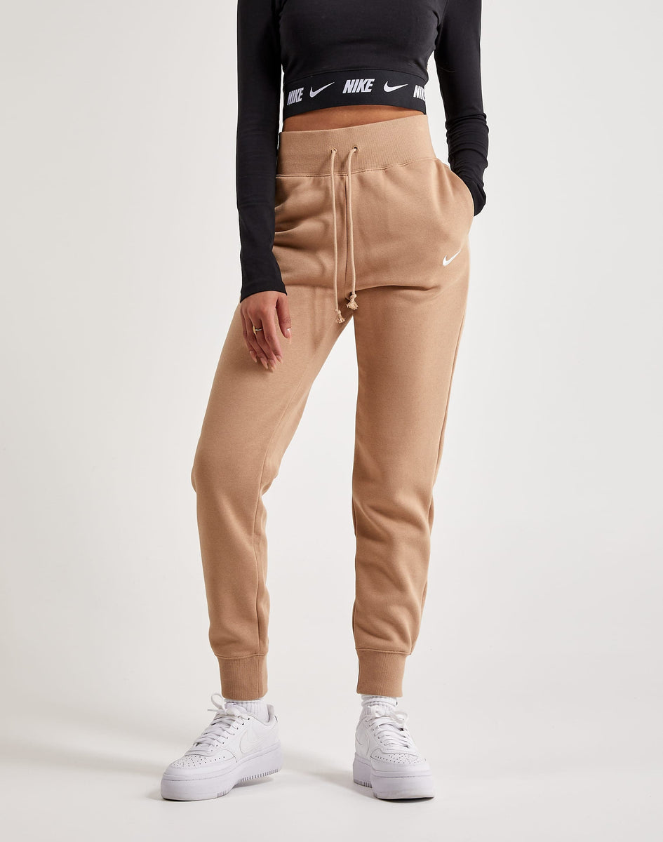 womens nike beige joggers