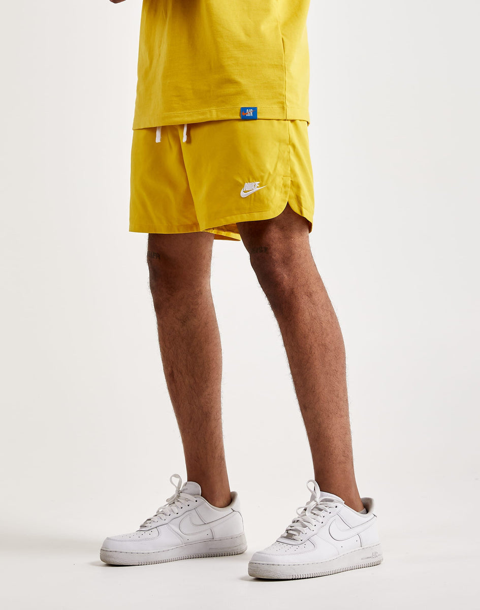nike yellow shorts men