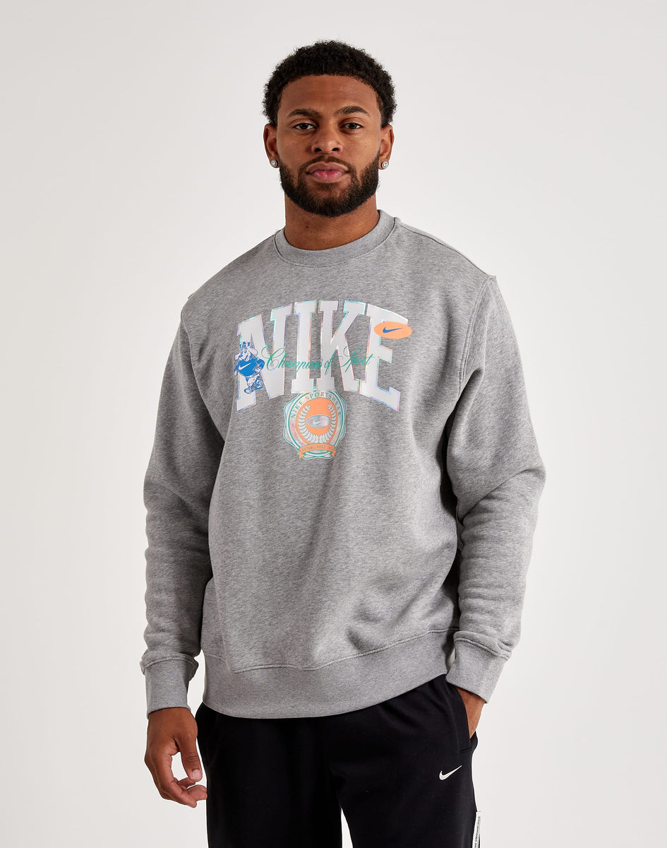 Nike Fleece Varsity Crewneck Sweatshirt – DTLR