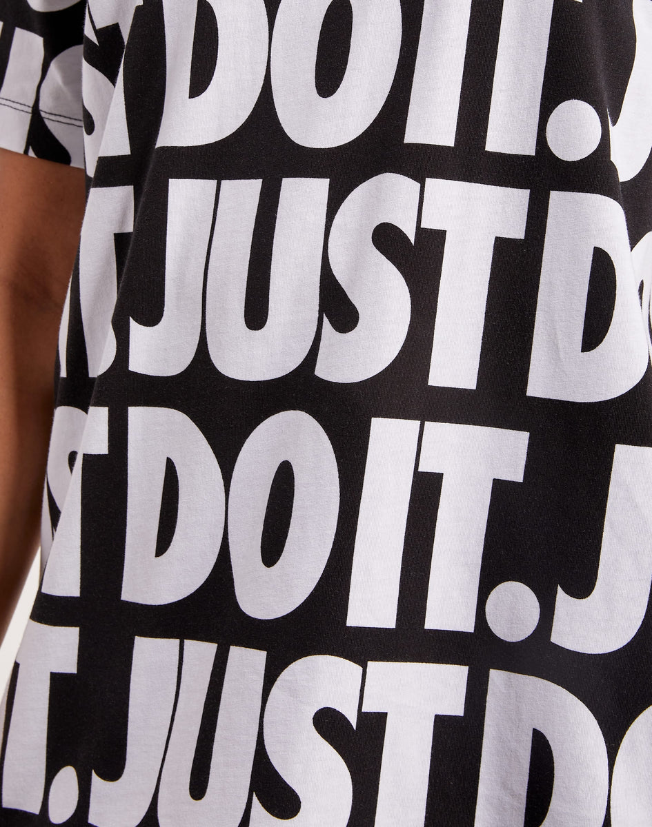 black and white just do it shirt