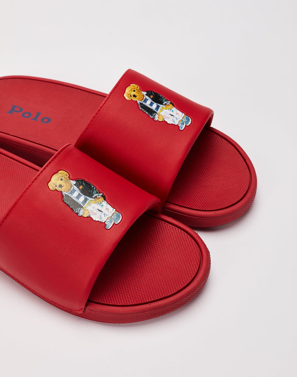 Polo Ralph Lauren Cayson Bear Slides Grade-School – DTLR