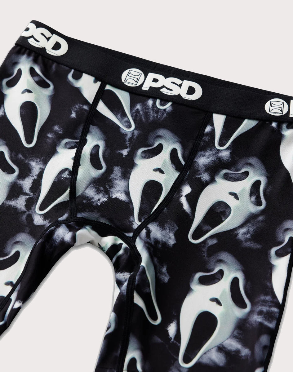 mens Psd Underwear Ghost Face Boxer Briefs