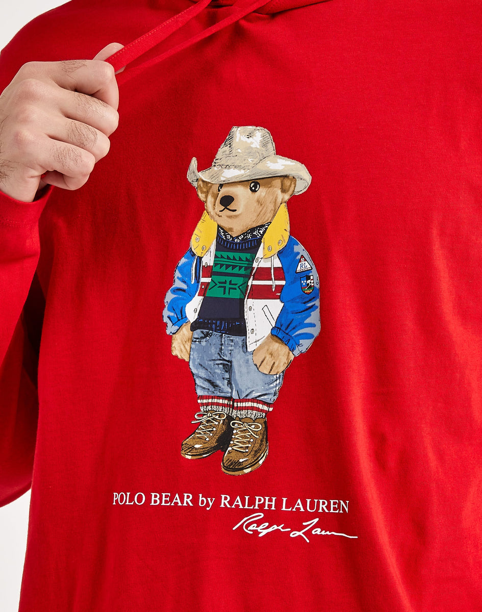 Polo Ralph Lauren Polo Bear Jersey Hooded T-Shirt – DTLR