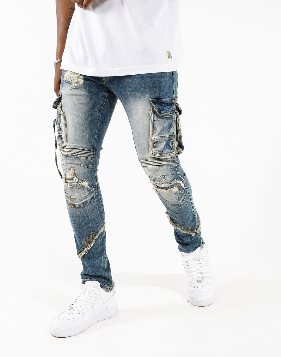 Smoke Rise Mixed Media Jeans DTLR