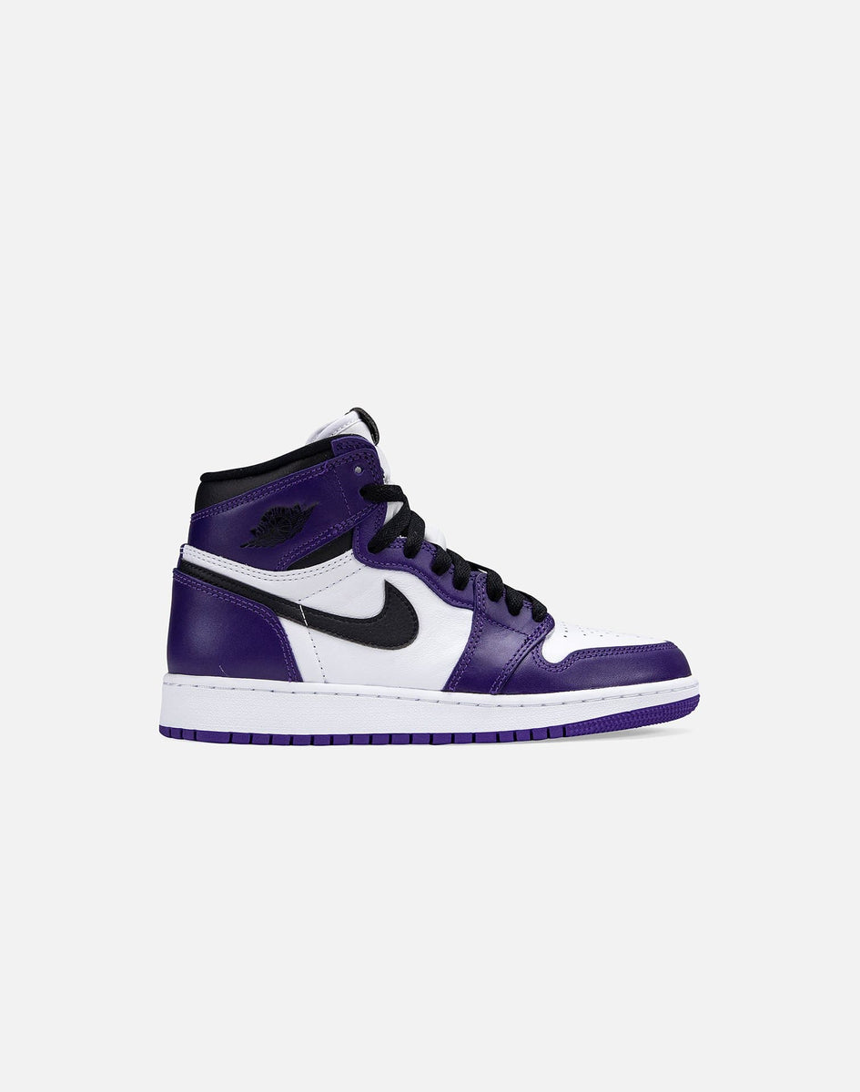 Jordan AIR JORDAN RETRO 1 HIGH OG 'COURT PURPLE' GRADE-SCHOOL – DTLR