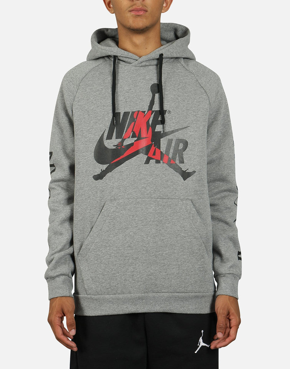 jordan jumpman hoodie grey