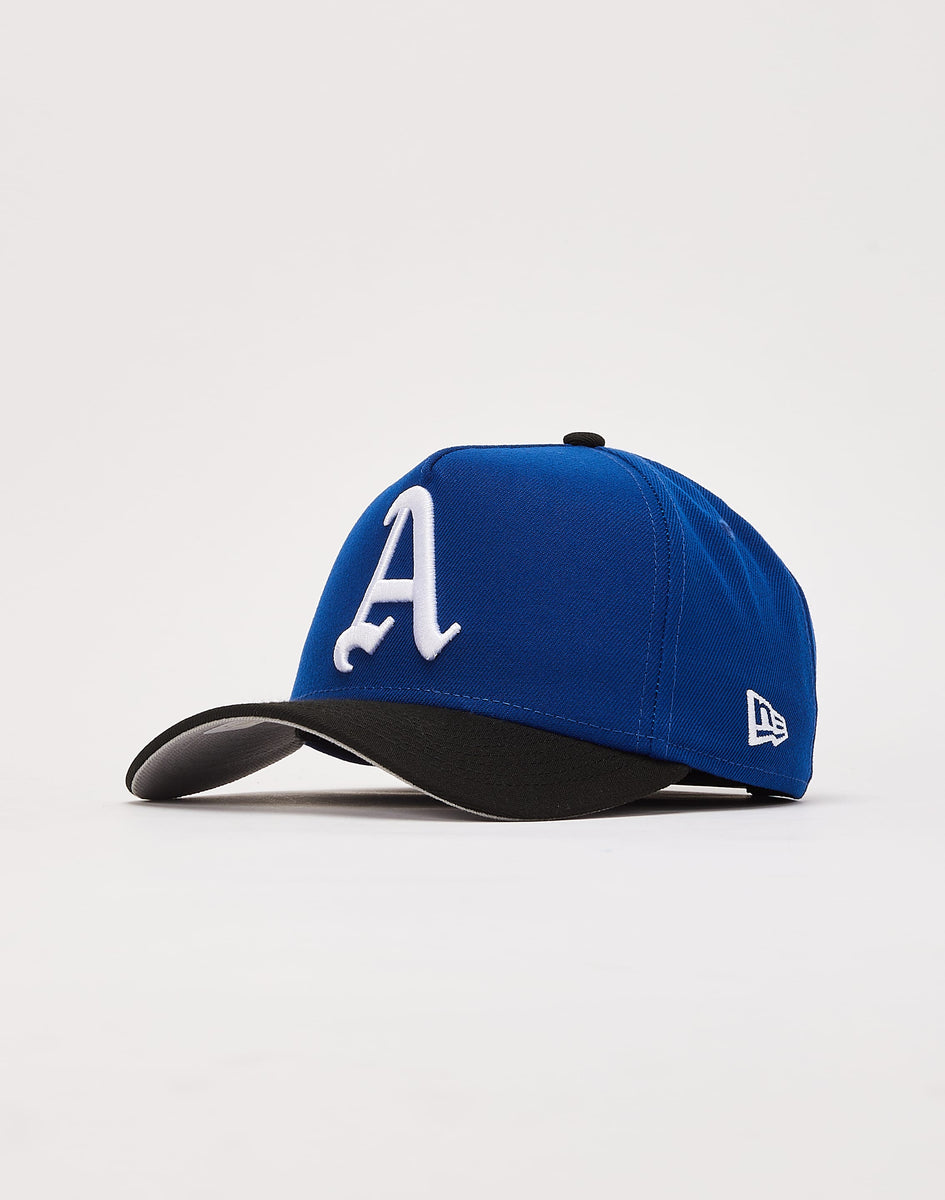 New Era Men's Seasonal Team Logo A-Frame Trucker 9Forty Hat - Blue One Size EU | Adjustable Mesh Snapback Cap