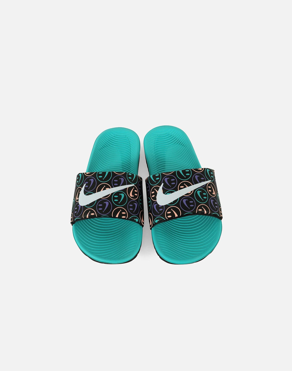 nike sandals smiley face