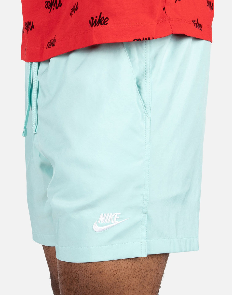 nike woven shorts turquoise
