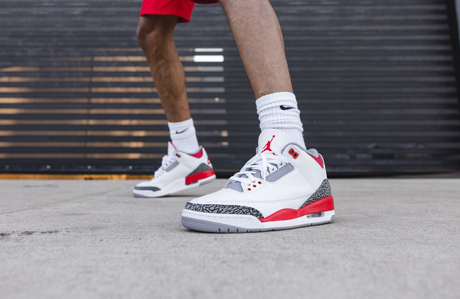The Air Jordan 3 Retro “Fire Red” Gets Reignited