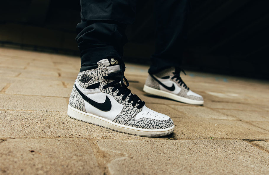 Air jordan 1 white cement Clearance
